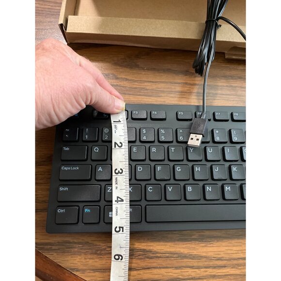 Dell Model # KB216t USB black keyboard - Picture 4 of 5